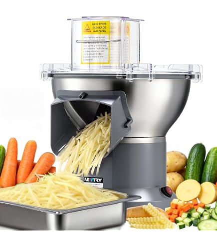 Amazon | JIAWANSHUN ダイスカッター 電動野菜カッター 600W 野菜角