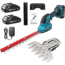 Amazon | SEESII ヘッジトリマー 充電式 電動 芝生バリカン 1台2役
