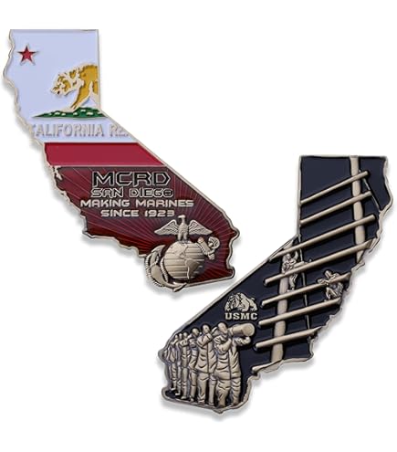 Amazon.co.jp: USMC アメリカ海兵隊 第1海兵隊 チャレンジコイン : ホビー