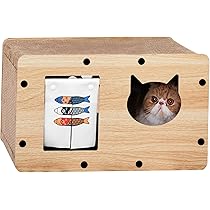 なつ　キャットハウス IRIS OHYAMA キャットタワー 木製 おしゃれ かわいい 猫 ネコ 爪