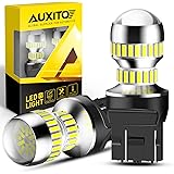 AUXITO T20 led バックランプ T20 ダブル球 ledホワイト6000k 爆光 DC12V車用 T20 led バックライト 超拡散レンズ 54連4014SMD付き 後退灯 T20シングル汎用 車検対応 2個入 2年保証