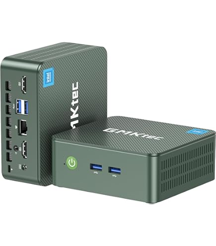 GMKtec Mini PC, Intel N100 Windows 11 Pro (3.4GHz), 16GB DDR4 1TB