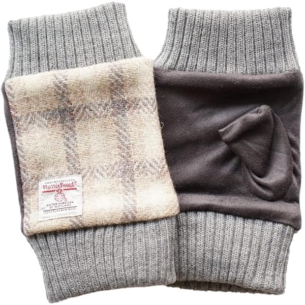 Amazon | [スリーピング シープ] Harris Tweed イヤーマフ 裏