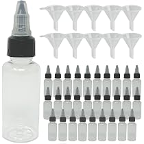 Amazon.co.jp: ドロッパーボトル 透明 ボトル 30ml 30個セット 漏斗
