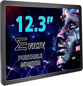 モバイルモニター 12.3インチ タッチパネル搭載 モバイルディスプレイ