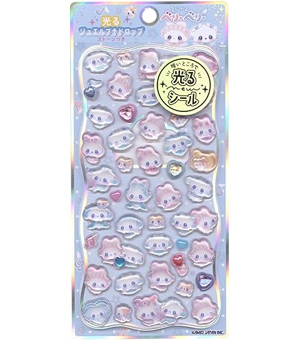 Amazon.co.jp: カミオジャパン シール PIKAPUNIシール ぽんぽん