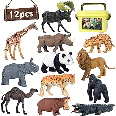 リアルフィギュア　動物フィギュア　まとめ売り　置物　インテリア　16個 Amazon.co.jp 人気ギフトランキング: 動物フィギュア で、ギフト