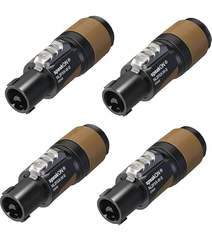 Amazon.co.jp: NEUTRIK NL4FX スピコンケーブルコネクター : 楽器