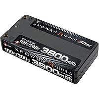ハイテック Li-Po 7.4V XPR3800S-B 日本正規品 PSE取得 R-SPEC リポバッテリー ラジコン ショートリポ 角型 ドリフト XPR3800S-B