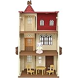 エポック(EPOCH) シルバニアファミリー おうち 【赤い屋根のエレベーターのあるお家】 ハ-49