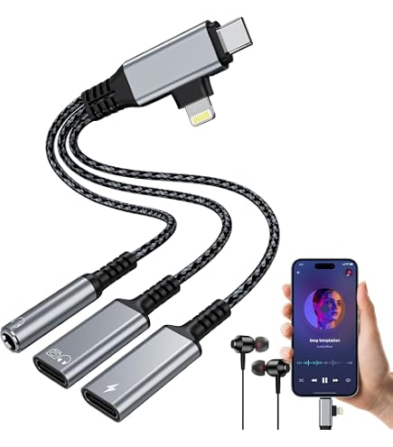 Amazon.co.jp: Lightningジャックアダプター（2個入り）対応iPhone用