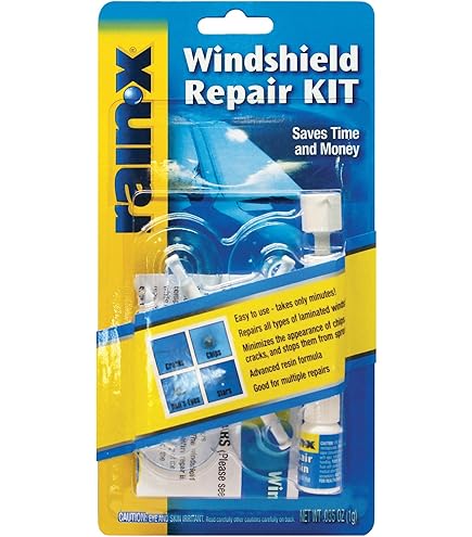 Amazon | Rain-X 600001-6PKフロントガラス修理キット、6個入り