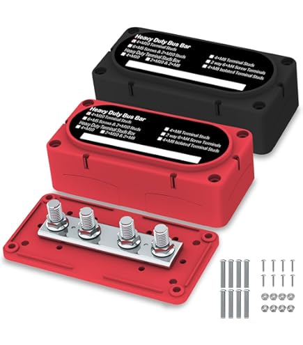 Amazon.co.jp: DAOKAI 配電ブロック 4ウェイブロックカーオーディオ