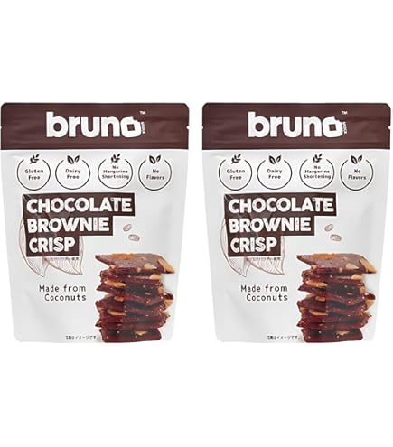 Amazon.co.jp: ブルーノ スナック チョコレートブラウニークリスプ 60g