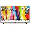 LG 有機EL テレビ 42型 4Kチューナー内蔵 OLED42C2PJA スマートテレビ Alexa搭載 2022年モデル