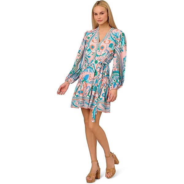 fcuk jersey dress FRENCH CONNECTION MULTI PERNILLE DIANE MEADOW JERSEY FLORAL DRESS (H10) (C47) (BB57)