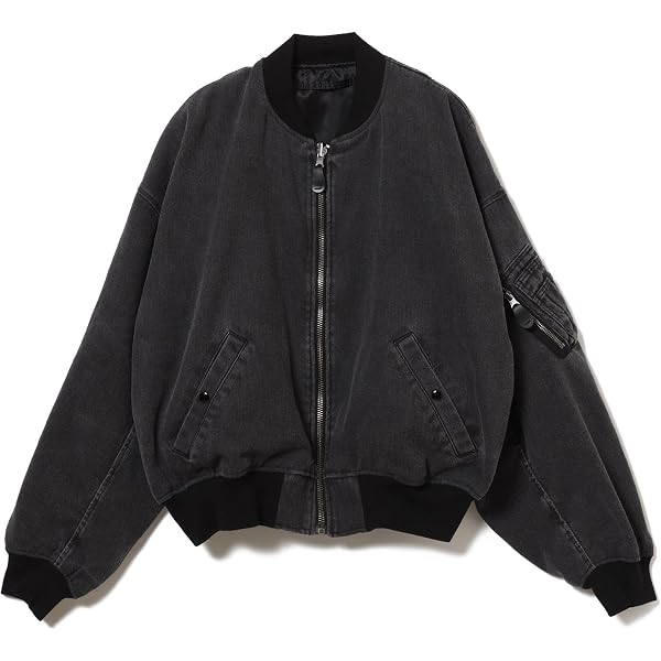 Amazon | [ビームス] ブルゾン フェイクレイヤード フライトジャケット