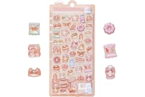 3dシール 立体シール 可愛い 女の子 キラキラ ステッカー 携帯電話飾り/DIY/手帳用 贈り物 手芸用品 (クマ)