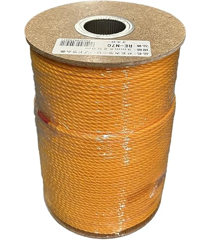 Amazon | のぞみ製鋼 新幹線印の組ロープ 8mm×200m巻 | ロープ | 産業