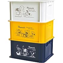 Amazon.co.jp: スヌーピー 簡単組立 ふた付収納ボックス(スヌーピー