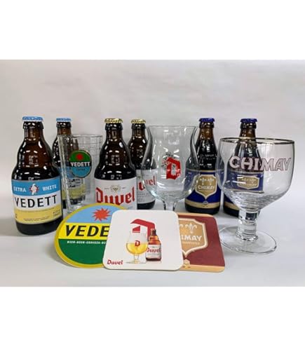Amazon.co.jp: ベルギービールと専用グラス・コースター付きセット