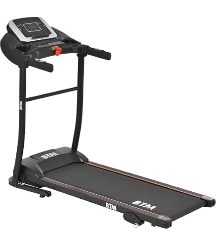 苫小牧発 使用数回美品 BTM ランニングマシーン 8061 ブラック Amazon | BTM ランニングマシン 電動ランニングマシン ルームランナー