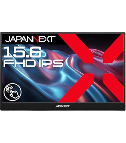 Amazon.co.jp: JAPANNEXT 15.6インチ IPSパネル搭載 10点マルチタッチ