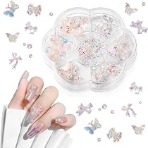 Amazon.co.jp: Annhua ネイルパーツセット 3D 立体 デコパーツ ネイル 