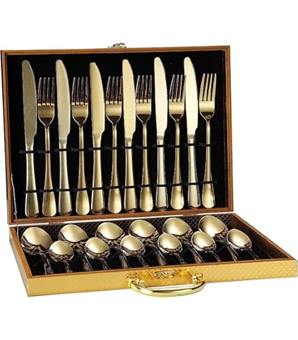 Amazon｜ラッキーウッド カトラリーセット 日本製 シルバーレーク洋白