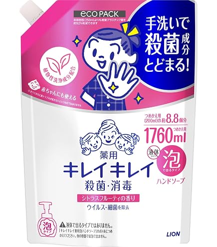 Amazon.co.jp: ビオレU アロマタイム泡ハンドソープローズ つめかえ用