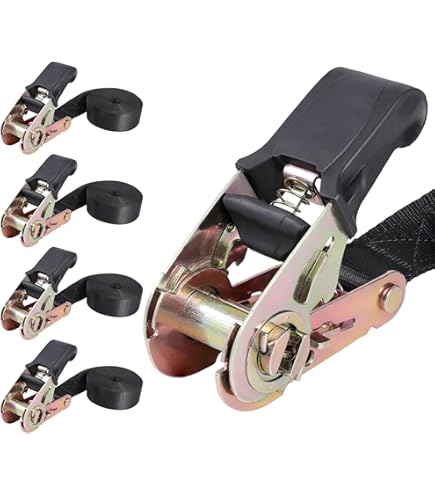 Retractable Ratchet Straps Heavy Duty, 2pcs 2" X 15' Tie Dow