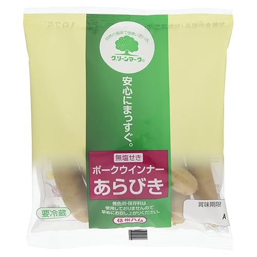 信州ハム グリーンマーク ポークウインナー あらびき