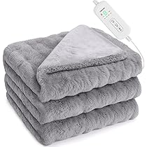Amazon.co.jp : MOSMEE 電気毛布 【表面兎毛調+裏面ポリエステル素材