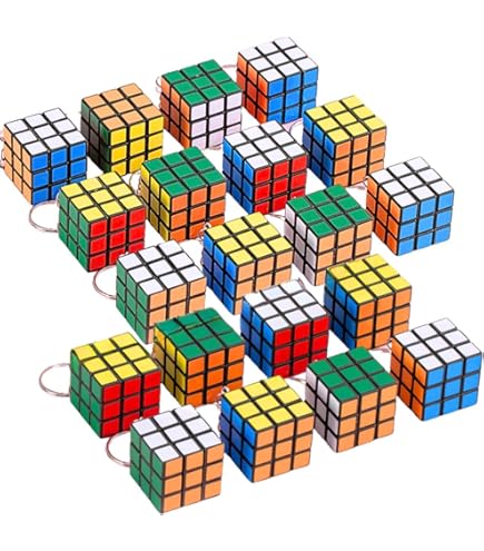 Amazon | ミニキューブキーホルダー ルービックキューブ 可愛い 立体