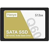 Hanye 512GB 内蔵型SSD 2.5インチ 7mm 3D NAND採用 SATAIII 6Gb/s 550MB/s 正規代理店品