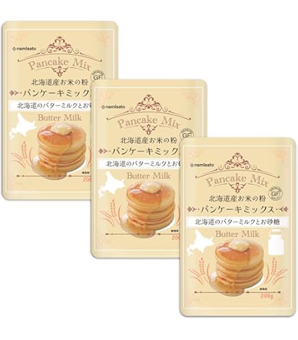 Amazon.co.jp: 波里 米粉パンケーキミックス 200g×12袋 グルテンフリー