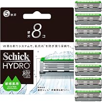Amazon.co.jp: Schick(シック) ハイドロ極 敏感肌 替刃（8コ）男性用