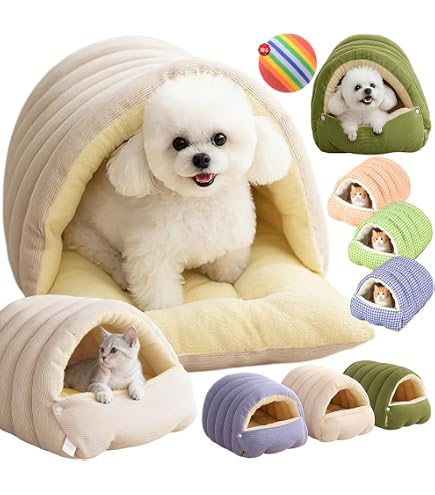 Amazon | カインズ(CAINZ) もこもこトンネルベッド ジャガードグレー