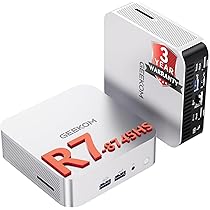 GEEKOM A8 Mini PC AMD Ryzen 7 8745HS (Up to 5.1GHz), 16GB DDR5 RAM