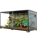 ガラス飼育ケージ 亀の飼育ケージ オープンガラスケージ カメ用 プラスチック+