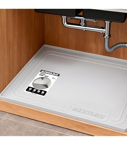 Silicone Under Sink Mat – Waterproof Cabinet Liner For Kitchen & Bathroom