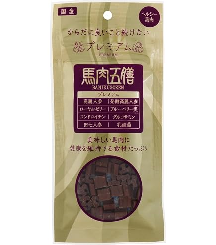 Amazon | 鹿肉五膳 馬肉五膳【レギュラー2種お試し】各50g 犬 おやつ