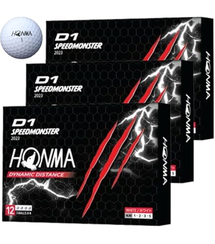 HONMA D1ゴルフボール 5ダース Amazon.co.jp: 本間ゴルフ HONMA ボール D1 スピードモンスター ボール