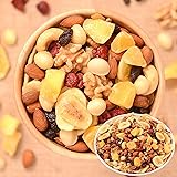 港ダイニングしおそう 8種のフルーツナッツ 600g （アーモンド / カシューナッツ / マカダミアナッツ / クルミ / バナナ / クランベリー / レーズン / リンゴ） ナッツ ドライフルーツ 食塩・加工オイル不使用 贈り物 プレゼント ギ