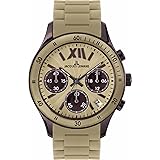 Jacques Lemans Women 's 1 – 1587s Rome Sports Sportアナログクロノグラフwithシリコンストラップウォッチ