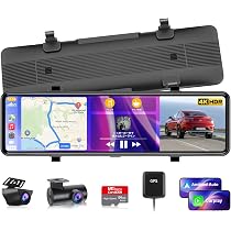 Amazon.co.jp: NZACE ドライブレコーダー ミラー型 分離 4K 画質