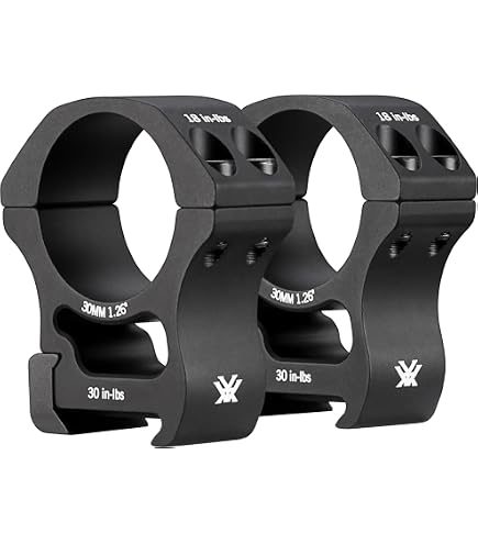 Amazon | Precision Matched Rings (Set of 2) for 30 mm (1.26 Inch