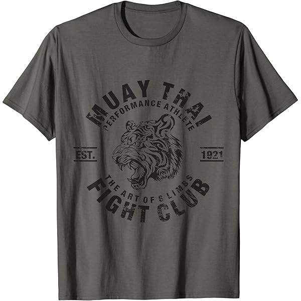 Amazon | ムエタイ ファイトクラブ タイガー キックボクシング Tシャツ