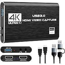 【未使用品】キャプチャーボード HDMI ゲームキャプチャー USB3.0接続 TreasLin USB3.0 HDMI ビデオキャプチャーボード Switch PS5 PS4