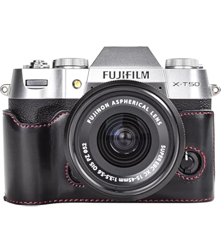FUJIFILM X-T20 本体 レザーケース付き Fujifilm X T20 Leather Camera Case | kaza-deluxe